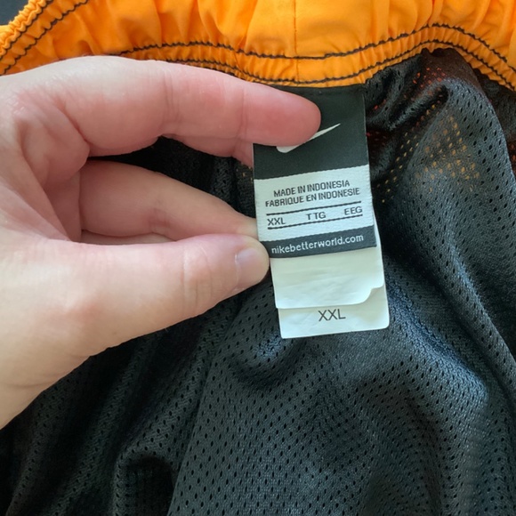 Men’s Nike Swim Trunks - Grey/Orange - Size XXL - Picture 8 of 13